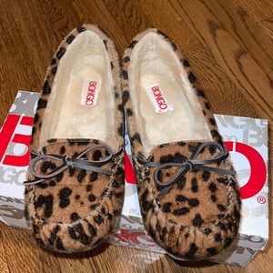 Leopard moccasins